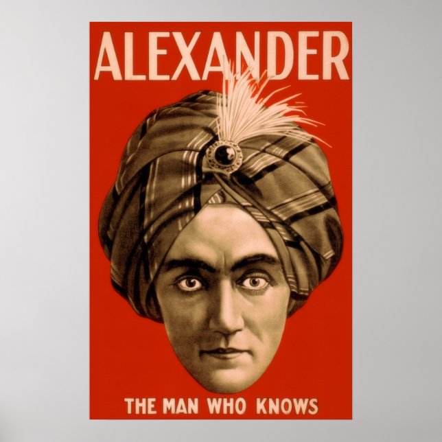 Alexander "Der Mann, der weiß" (Das Poster) Poster (Vorne)