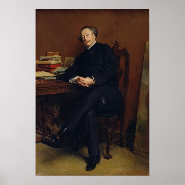 Alexander Dumas Fils 1877 Poster (Vorne)