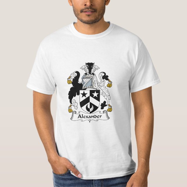 Alexander-Familienwappen-Alexander-Wappen T-Shirt (Vorderseite)