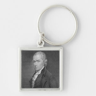 Alexander Hamilton (1757-1804) graviert von John Schlüsselanhänger