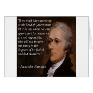 Alexander Hamilton "Enemy Leader"-Geschenk