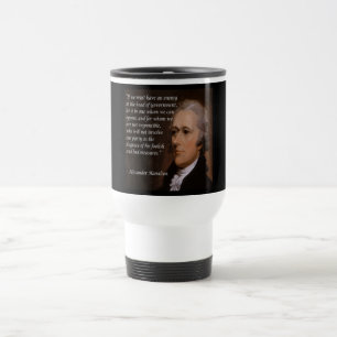 Alexander Hamilton "Feindlicher Anführer" Geschenk Reisebecher