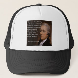 Alexander Hamilton "Feindlicher Anführer" Geschenk Truckerkappe