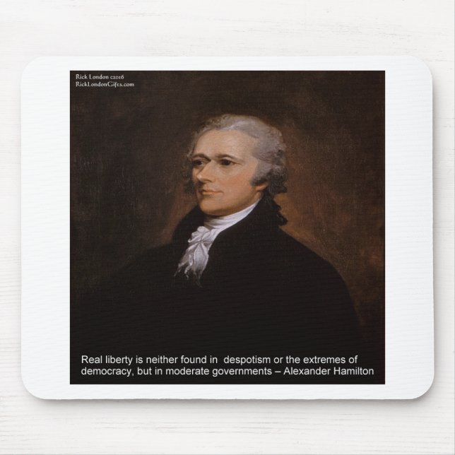 Alexander Hamilton Geschenke Mousepad (Vorne)