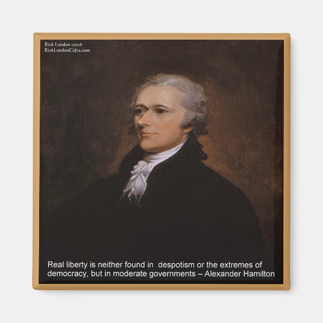 Alexander Hamilton Gifts Magnet (Vorne)