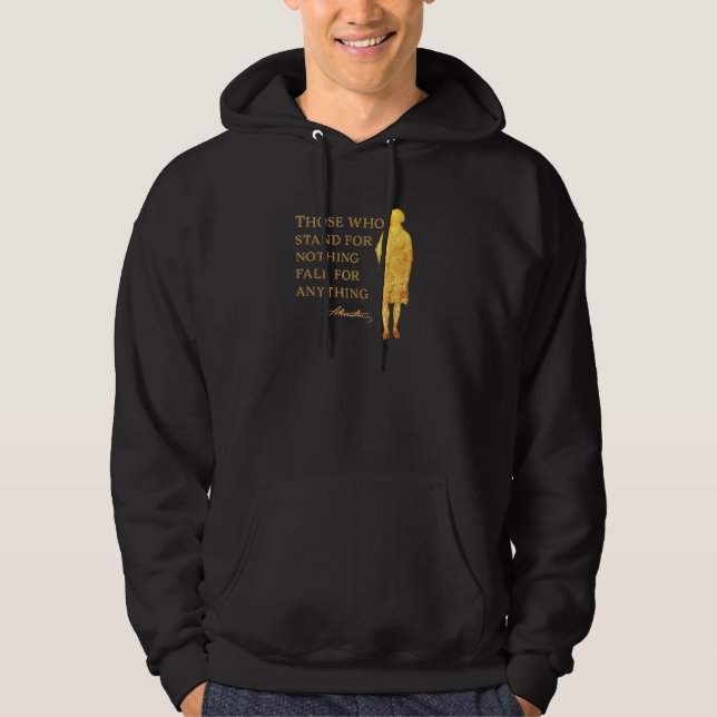 Alexander Hamilton History Usa Costume Teens Men W Hoodie (Vorderseite)