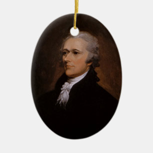 Alexander Hamilton Keramik Ornament