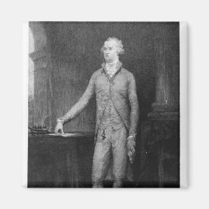 Alexander Hamilton nach dem Gemälde von 1792 Magnet
