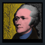 Alexander Hamilton Pop Art Portrait Poster<br><div class="desc">Alexander Hamilton war einer der Gründerväter der Vereinigten Staaten. Hamilton war nie Präsident, aber er war der erste Finanzminister der Vereinten Staaten und während der Washington-Administration für die Wirtschaftspolitik verantwortlich. Hamilton hörte dort nicht auf, schuf das Federalist Party, die US Coast Guard und gründete die New York Post. Alexander Hamilton...</div>