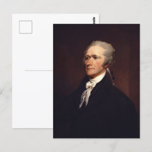 Alexander Hamilton Postkarte