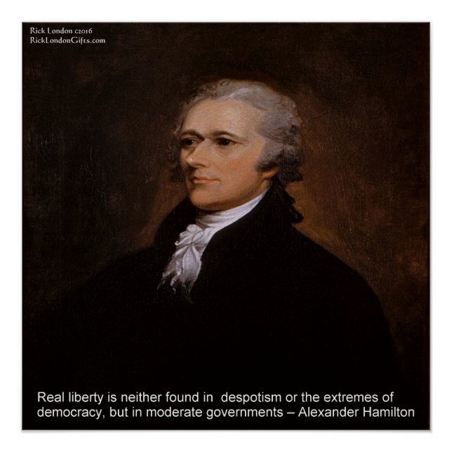 Alexander Hamilton "Real Liberty" Poster (Vorderseite)