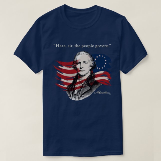 Alexander Hamilton T-Shirt (Design vorne)