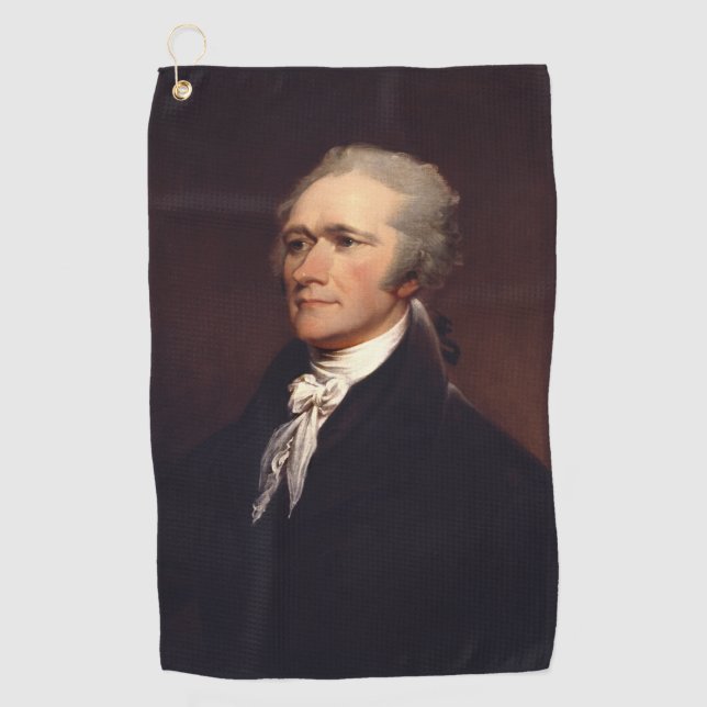 Alexander Hamilton: US-Gründungsvater, Historisch Golfhandtuch (Vorderseite)