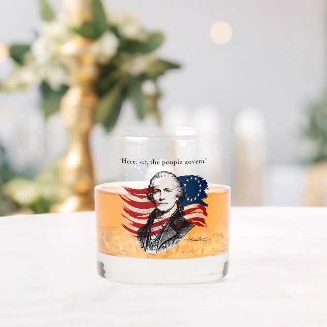Alexander Hamilton Whiskyglas (Insitu (Hochzeit))