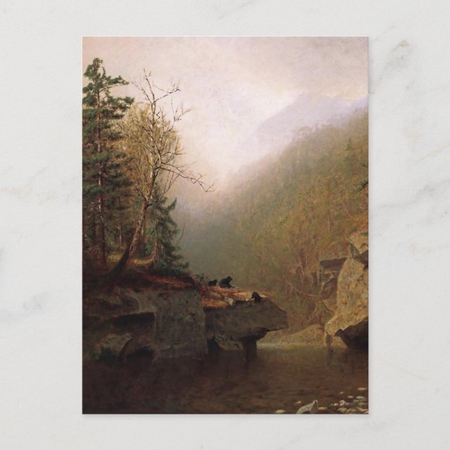 Alexander Helwig Wyant, Carte Postale Trois Ours (Devant)