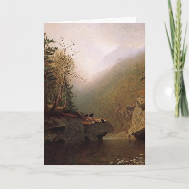 Alexander Helwig Wyant, Three Bars Dankeskarte (Vorderseite)