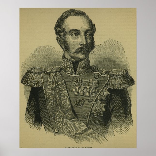 Alexander II. Russland Poster (Vorne)