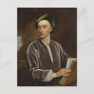 Alexander Pope Postkarte