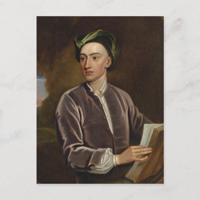 Alexander Pope Postkarte (Vorderseite)