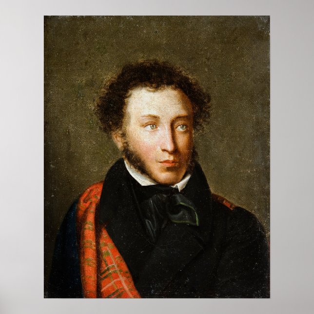 Alexander Pushkin Portrait Poster (Vorne)