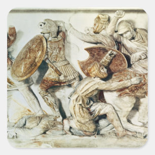 Alexander Sarcophagus Quadratischer Aufkleber