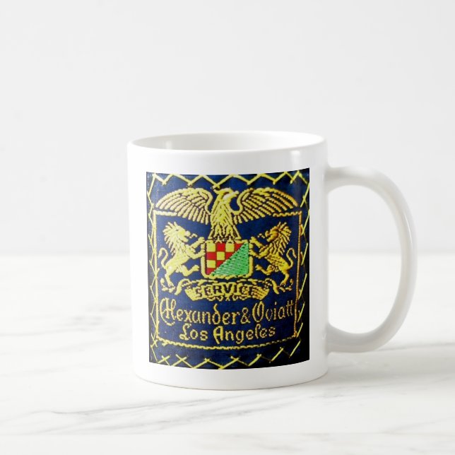 "Alexander- u. Oviatt"/"Oviatts" Speicher-Wappen Kaffeetasse (Rechts)