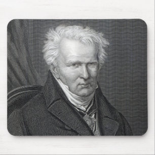 Alexander von Humboldt, graviert von C. Cook Mousepad