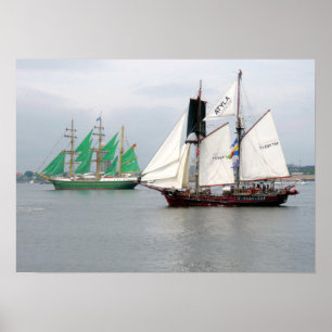 Alexander Von Humboldt II und Atyla Poster