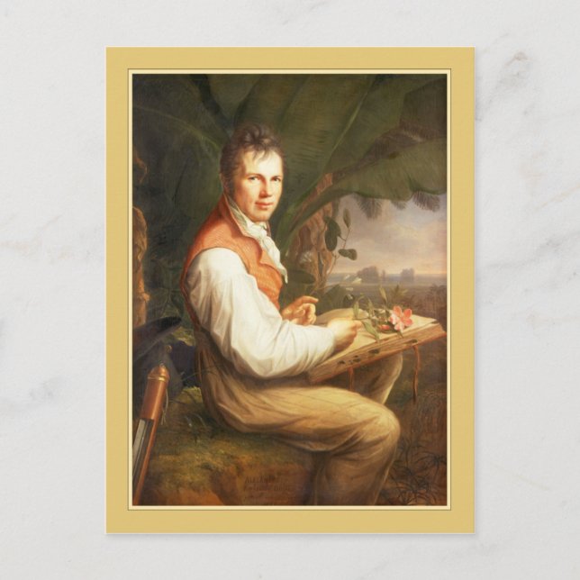 Alexander von Humboldt von Friedrich Georg Weitsch Postkarte (Vorderseite)