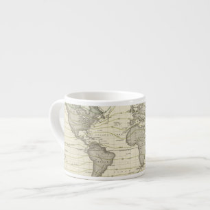 Alexander von Humboldts Systems-Isothermalkurven Espressotasse