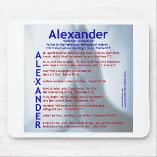 AlexanderAcrostic Mousepad
