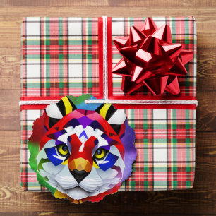 Alexander's Cat gewellte Papierdekoration Ornament Karte