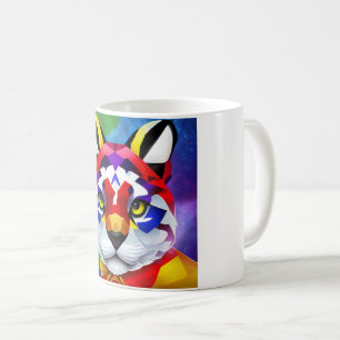 Alexander's Cat weißer Center Becher Kaffeetasse