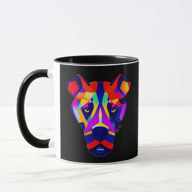 Alexander's Dog Black Combo Tasse (Links)