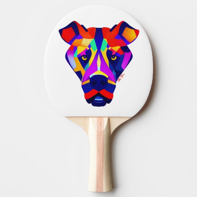 Alexander's Dog Pingpongpaddel Tischtennis Schläger (Vorderseite)