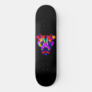 Alexander's Dog schwarzes Skateboard