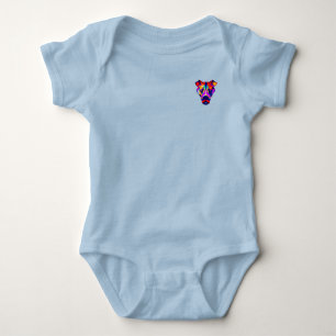 Alexanders Hund babyblaues Bodysuit-Tasche Baby Strampler