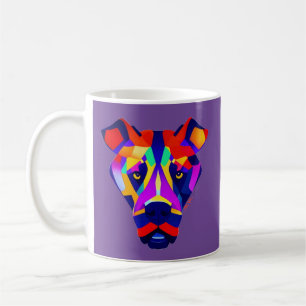 Alexander's Hund lila Tasse