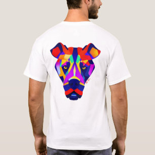 Alexanders Hund Männer weißes T-Shirt Rücken