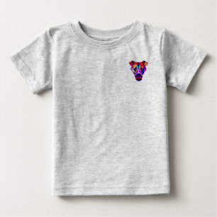 Alexanders Hundebaby graues T-Shirt mit Tasche
