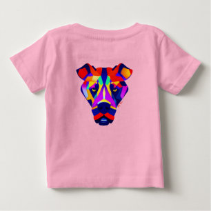 Alexanders Hundebaby rosa T-Shirt Rückenansicht