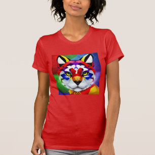 Alexanders rote Katzen-T-Shirts für Frauen T-Shirt