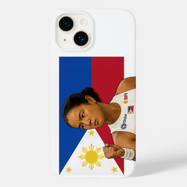 Alexandra Eala - Guadalajara Champion 2025 Case-Mate iPhone 14 Hülle (Rückseite)