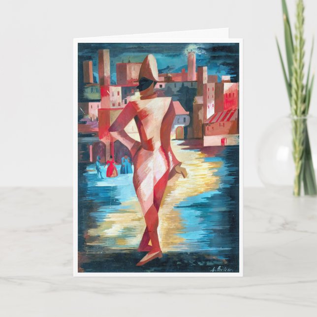 Alexandra Exter Dankeskarte (Vorderseite)