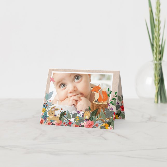 Alexandra Faltes Foto Danke Karte (Vorderseite)