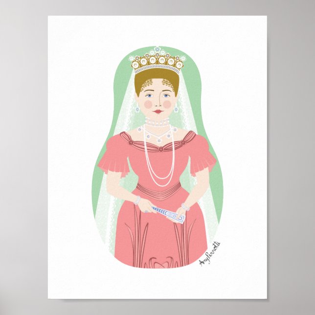 Alexandra Feodorovna Romanova Matryoshka Poster (Vorne)