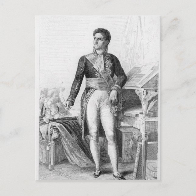 Alexandre Berthier Postkarte (Vorderseite)