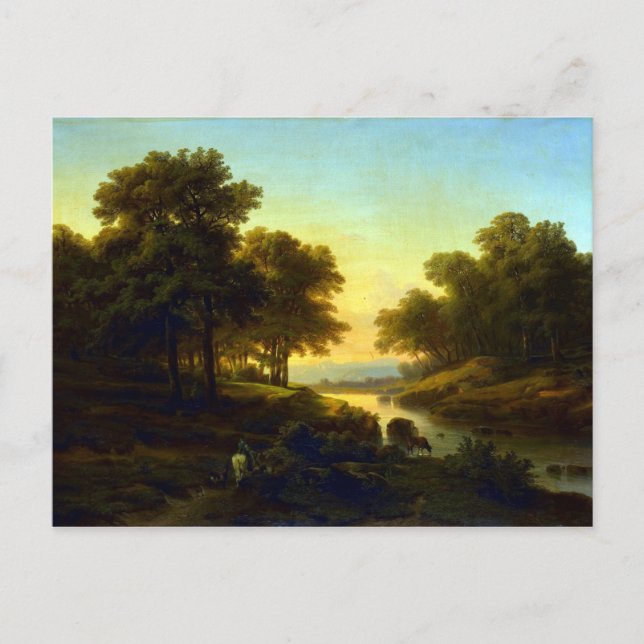 Alexandre Calame Landscape Postkarte (Vorderseite)