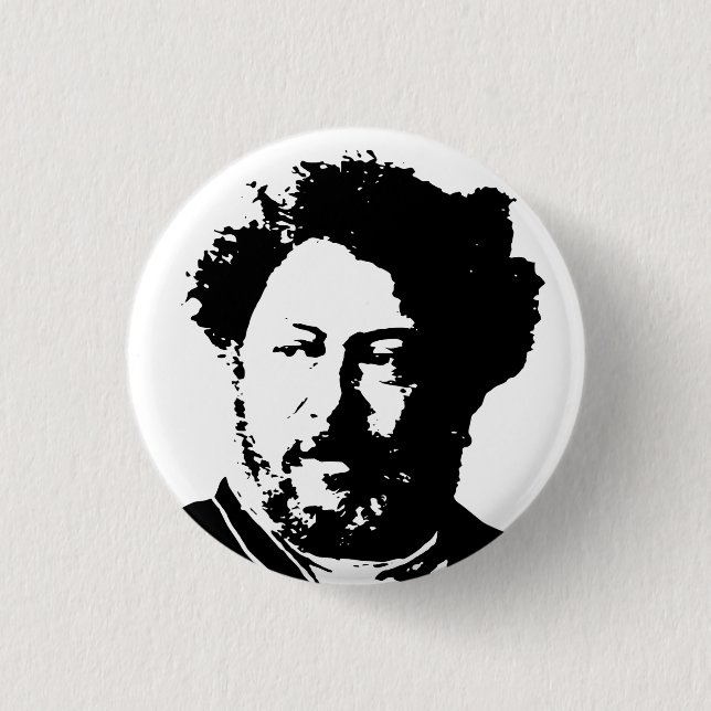 Alexandre Dumas Button (Vorderseite)