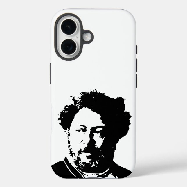 Alexandre Dumas iPhone 16 Hülle (Rückseite)